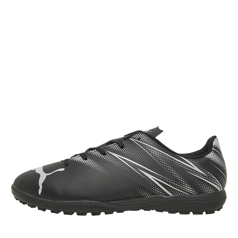 Buy Puma Junior Attacanto TT Astro Football Boots Puma Black Silver Mist