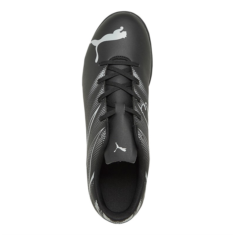 Puma Junior Attacanto TT Astro Football Boots Puma Black/Silver Mist