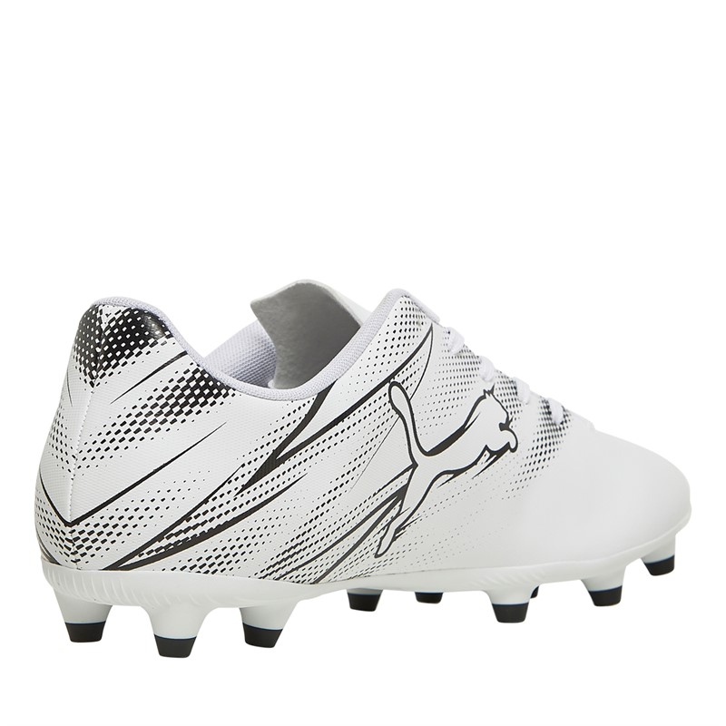 Puma Mens Attacanto FG/AG Firm/Artificial Ground Football Boots Puma White/Puma Black