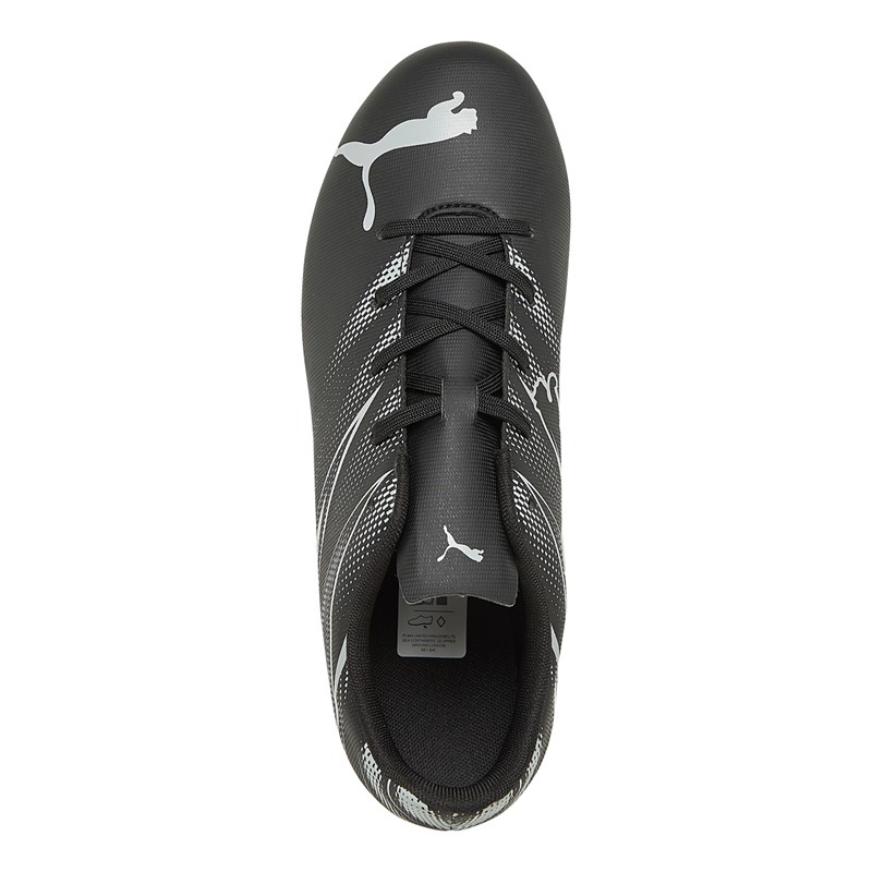 Puma Junior Attacanto FG/AG Firm/Artificial Ground Football Boots Puma Black/Silver Mist