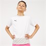 Puma Junior Boys Goal Training Jersey Puma White/Gray Violet
