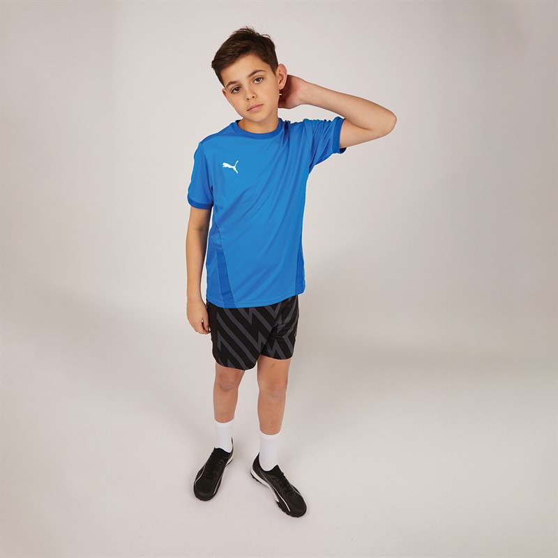 Puma Junior Boys Goal 23 Jersey Electric Blue Lemonade/Team Power Blue