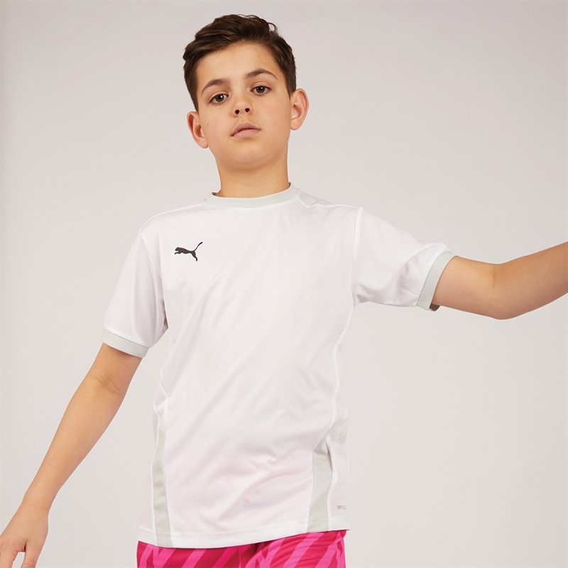 Puma Junior Boys Goal 23 Jersey Puma White/Gray Violet