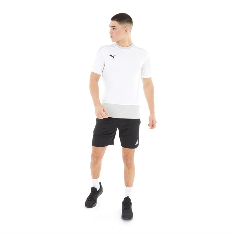 Puma Mens Goal Training Jersey Puma White/Gray Violet