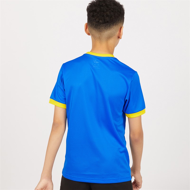 Puma Junior Boys Goal 23 Jersey Electric Blue Lemonade/Cyber Yellow