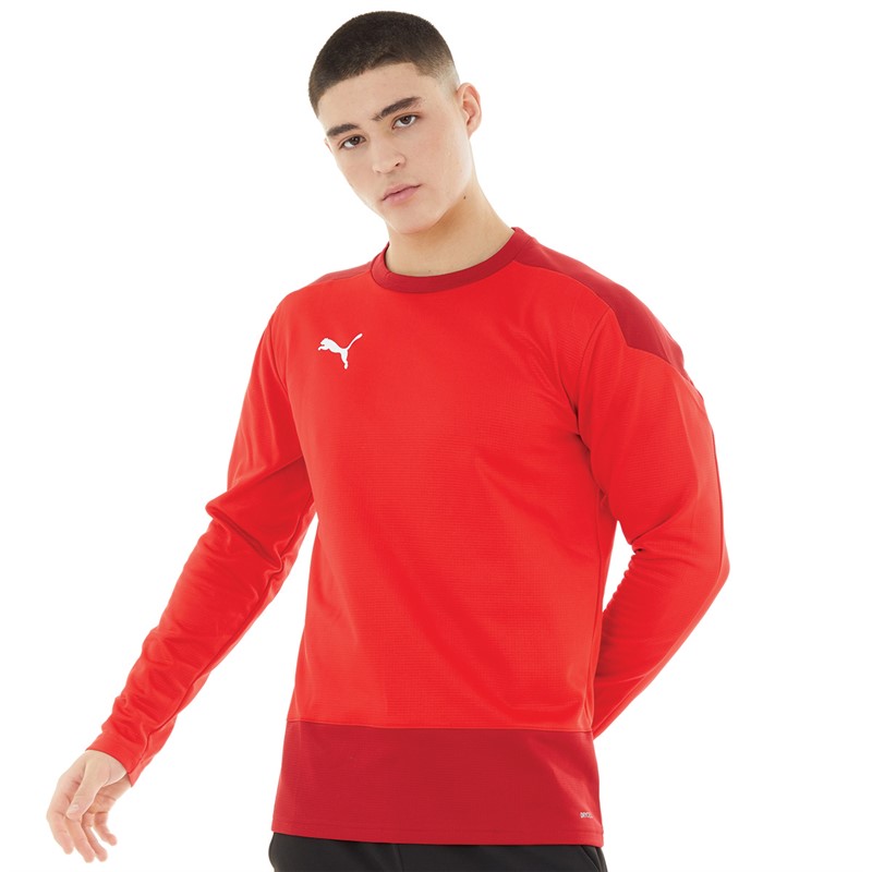 Puma Mens Goal Training Sweat Puma Red/Chili Pepper