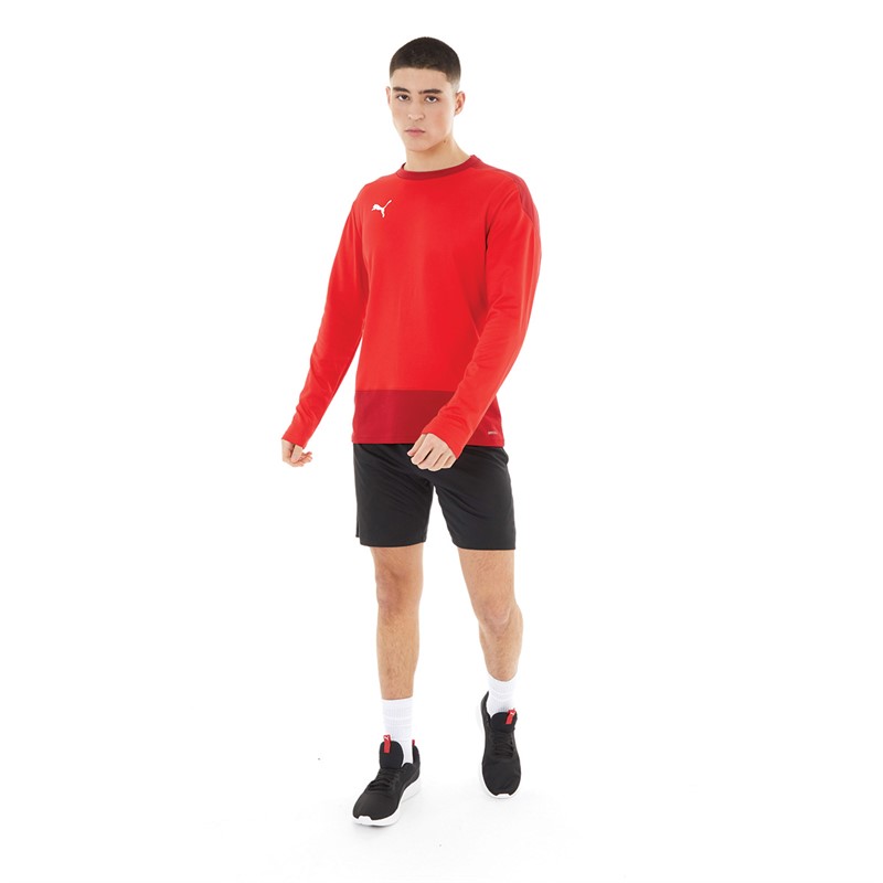 Puma Mens Goal Training Sweat Puma Red/Chili Pepper