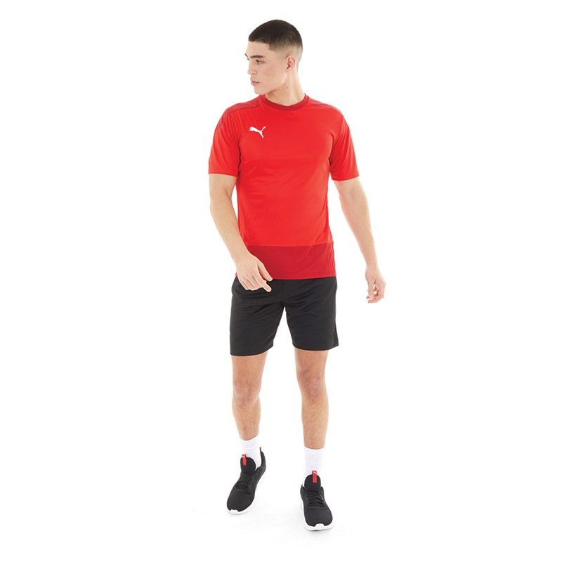 Mens jersey shorts puma best sale