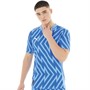 Puma Mens Team Graphic Short Sleeve Goalkeeper Jersey Blue Glimmer