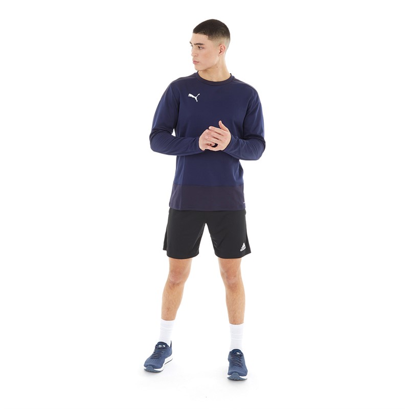 Puma Mens Goal Training Sweat Peacoat/Puma New Navy