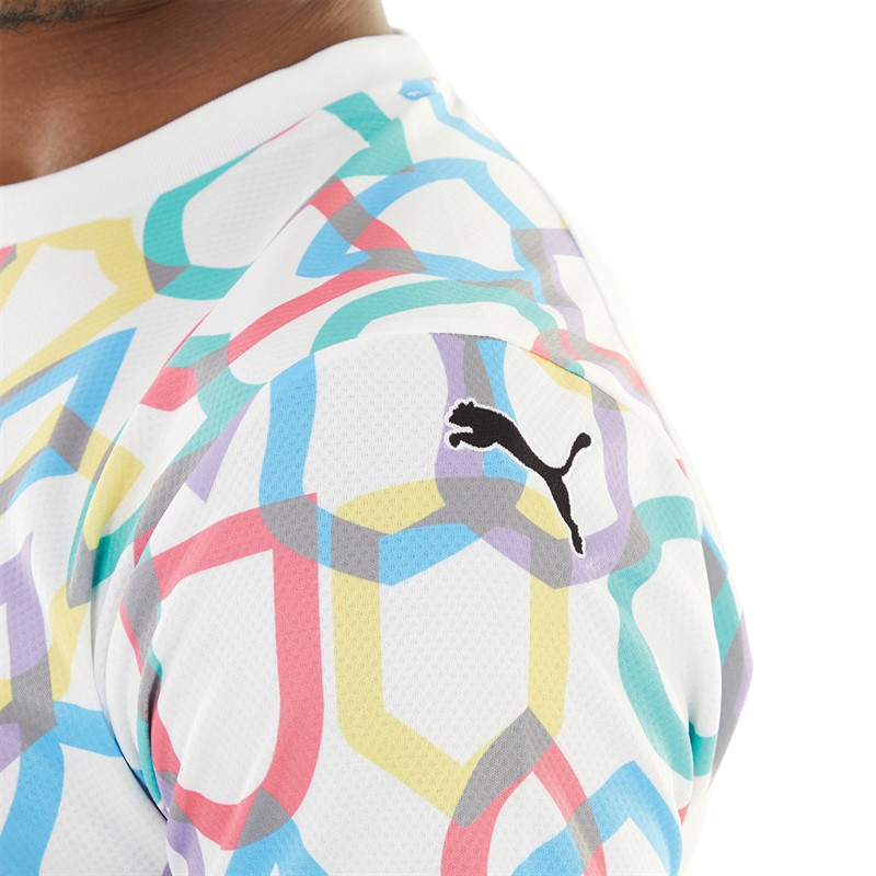 Puma Mens Stronger Together Jersey 2.0 Puma White