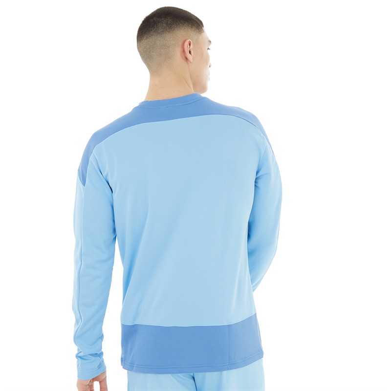 Puma Mens Goal Training Sweat Team Light Blue/Blue Yonder