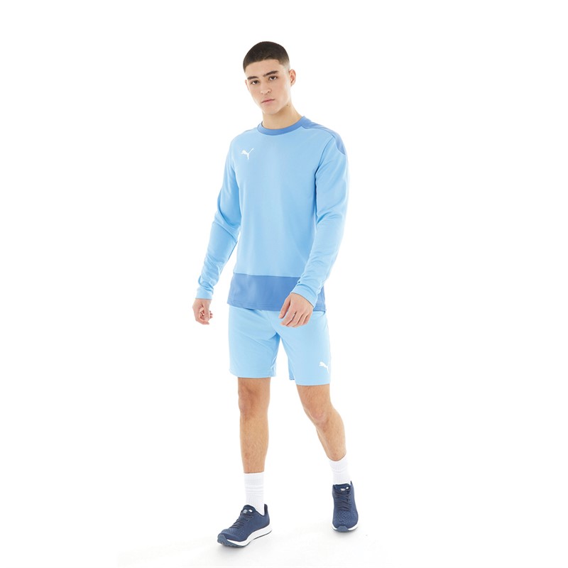 Puma Mens Goal Training Sweat Team Light Blue/Blue Yonder