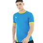 Puma Mens Goal 23 Jersey Electric Blue Lemonade/Cyber Yellow