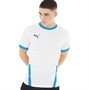 Puma Mens Goal 23 Jersey Puma White/Electric Blue Lemonade