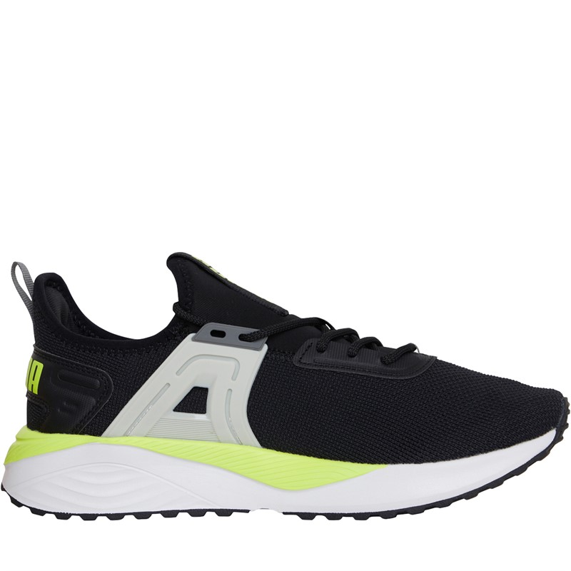 Puma Mens Pacer 23 Trainers Black/Grey/Green