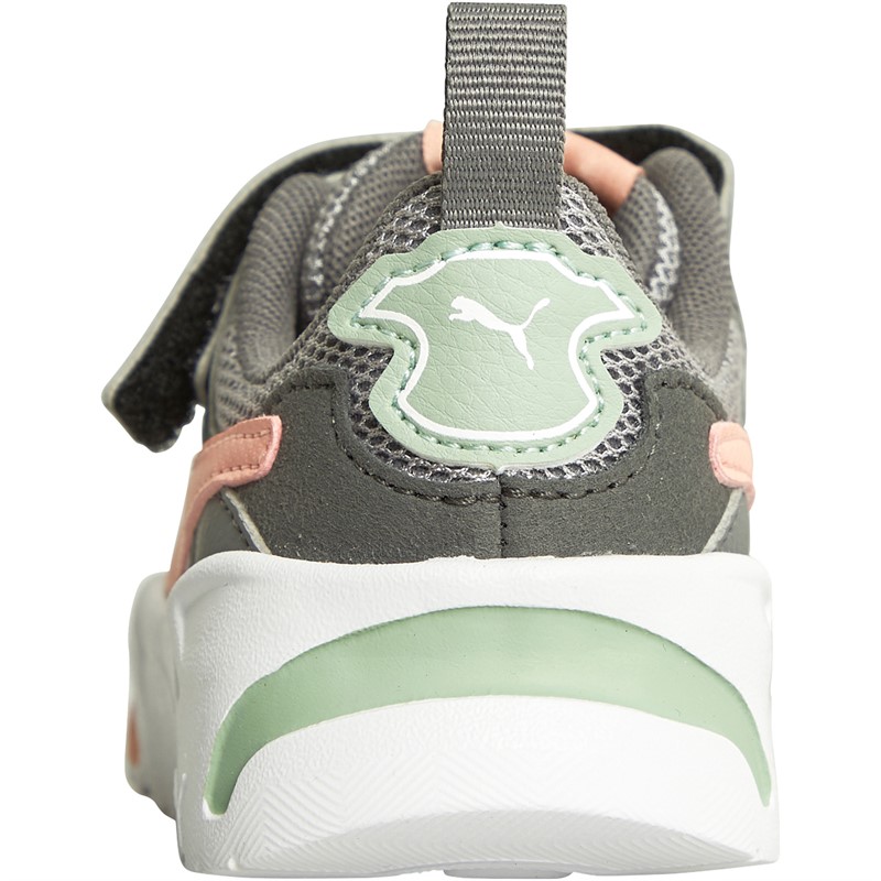 Puma Infant Girls Trinity AC+ Trainers Grey/Pink