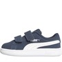 Puma Infant Smash V2 Suede Trainers Peacoat/White
