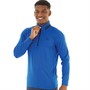 Puma Mens Lightweight 1/4 Zip Golf Top Blue/Blue