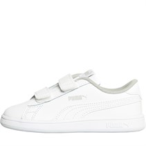 Puma Infant Smash V2 Trainers White/White