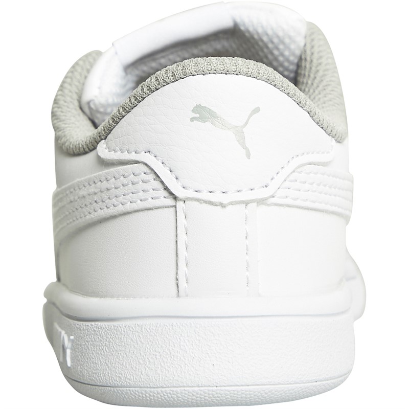 Puma Infant Smash V2 Trainers White/White