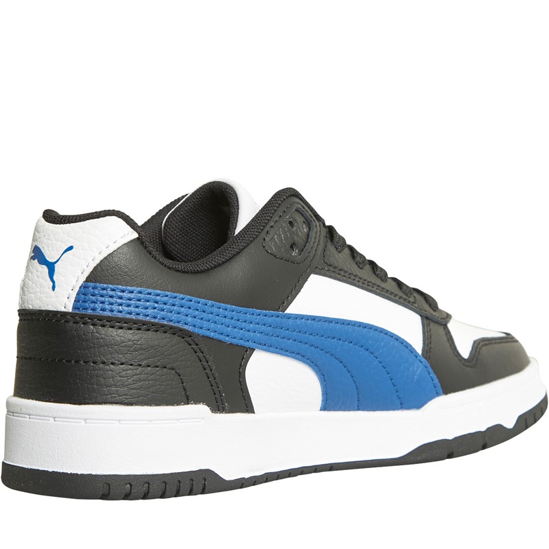 Puma Junior Boys RBD Game Low Trainers Blue/White/Black