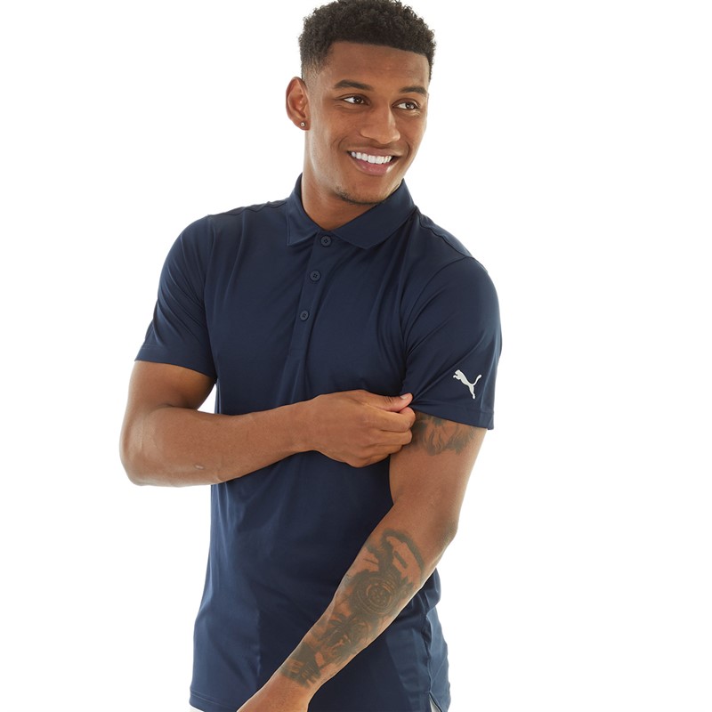 Buy Puma Mens Gamer Golf Polo Navy