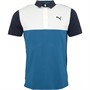 Puma Mens Cloudspun Colorblock Golf Polo Navy/Blue