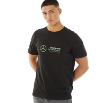 Puma Mens Mercedes-AMG Petronas Motorsport Logo T-Shirt Puma Black