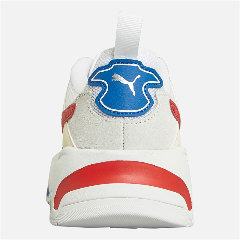 Buy Puma Mens Trinity Trainers Royal White Red