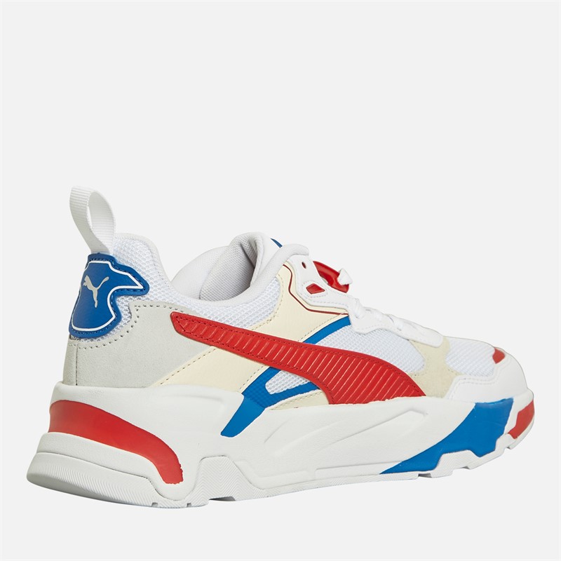 Puma Mens Trinity Trainers Royal/White/Red