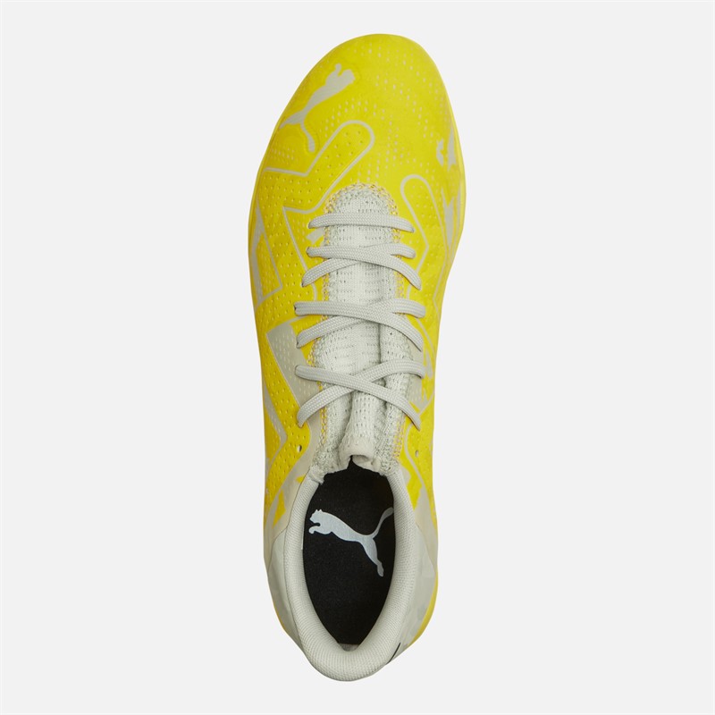 Puma Mens Future Play TT Astro Football Boots Grey/Yellow