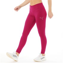 Puma Womens Active Tight Leggings Garnet Rose