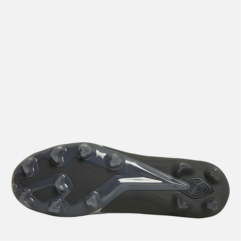 Puma Mens Ultra Match+ Laceless FG/AG Firm Ground/Artificial Ground Football Boots Black/Asphalt