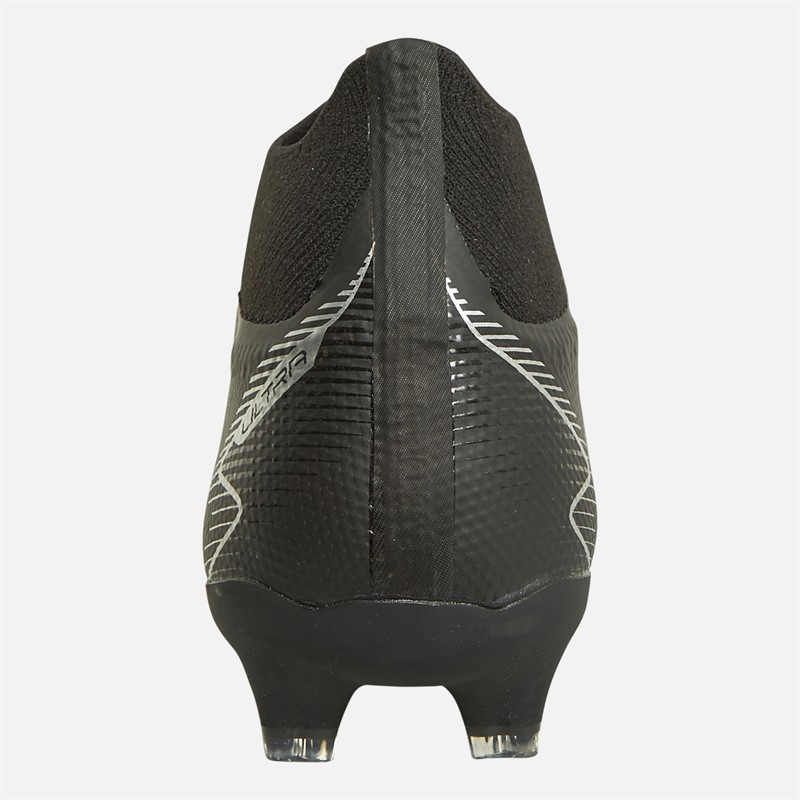 Puma Mens Ultra Match+ Laceless FG/AG Firm Ground/Artificial Ground Football Boots Black/Asphalt