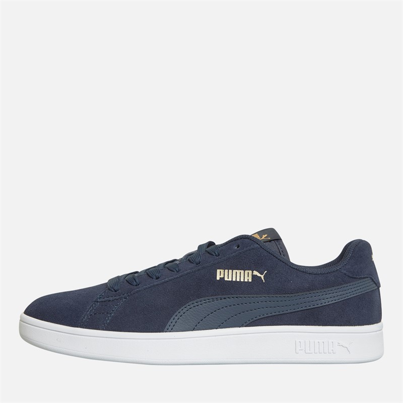 Puma Mens Smash V2 Trainers Peacoat Gold