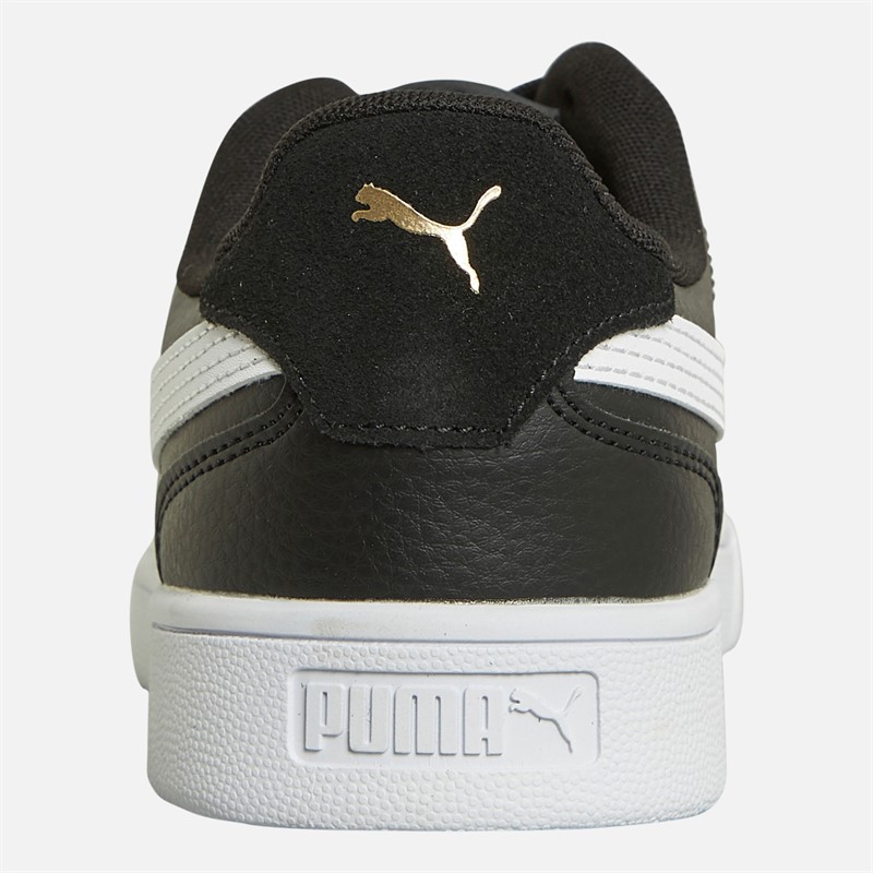 Puma Mens Shuffle Trainers Black/White