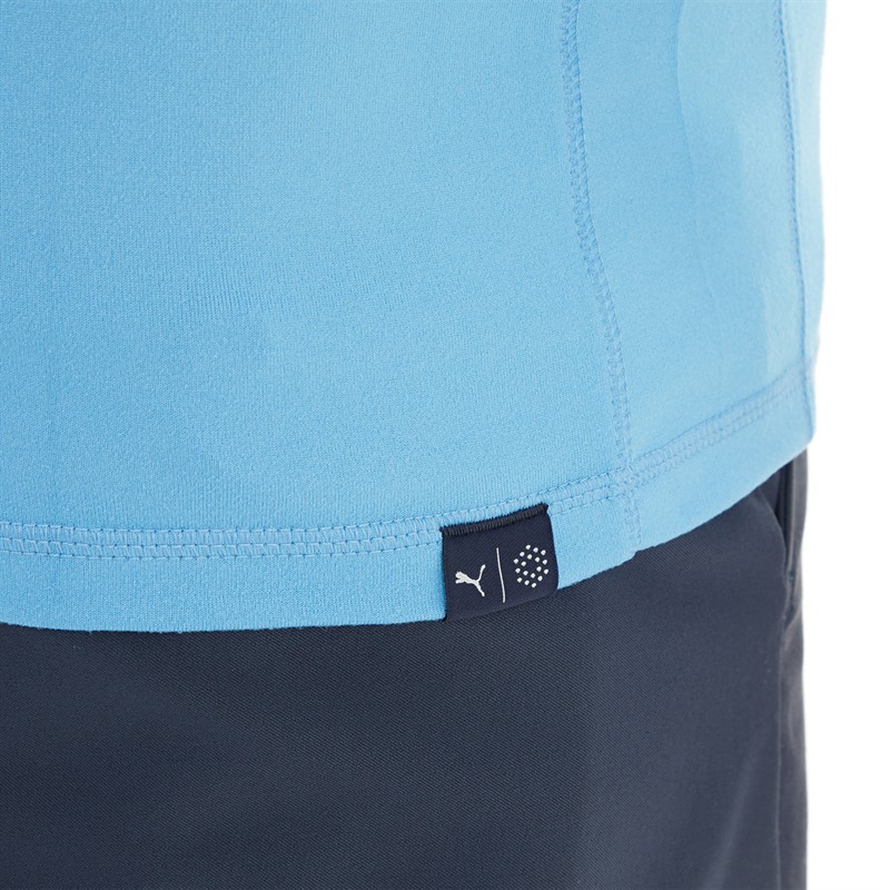 Puma Mens Golf Lightweight 1/4 Zip Top Blue/Navy