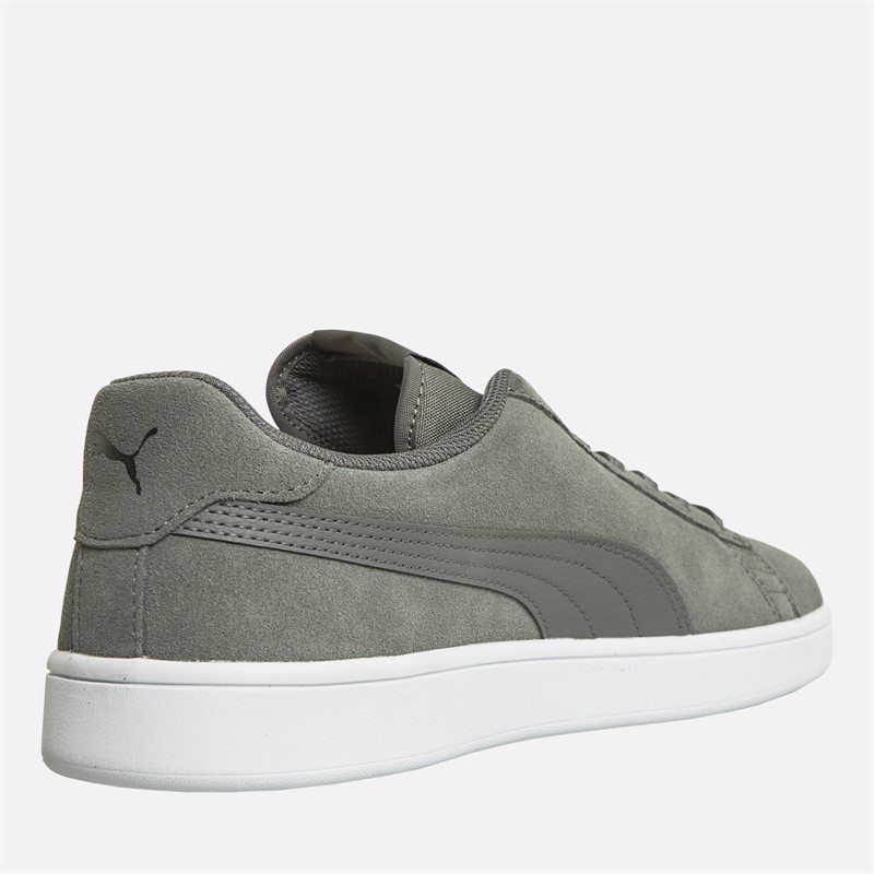 Buy Puma Mens Smash V2 Trainers Grey Black