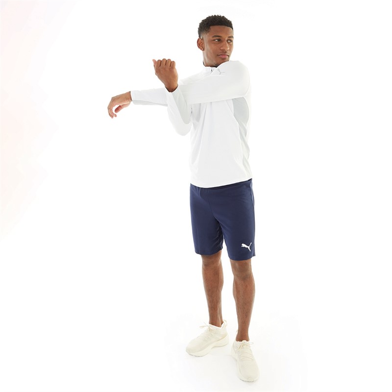 Puma Mens Golf Gamer 1/4 Zip Top Bright White