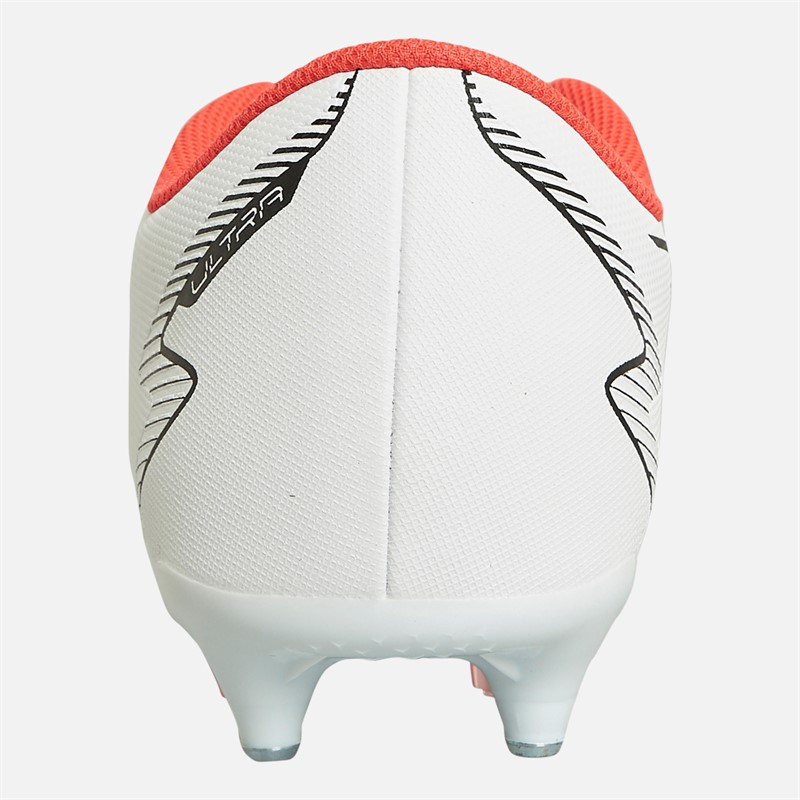 Puma Mens Ultra Play X SG Soft Ground Football Boots White/Orchid