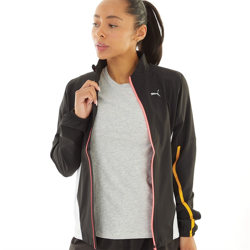 Buy Puma Womens Run Ultraweave Woven Running Jacket Black White