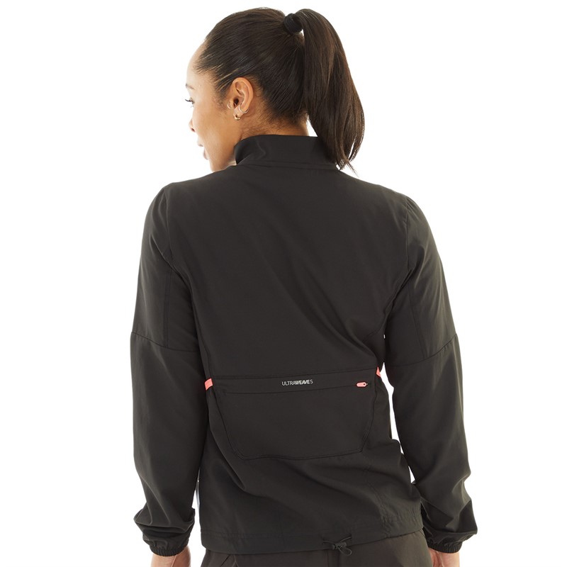 Puma Womens Run Ultraweave Woven Running Jacket Black/White