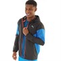 Puma Mens Run Lightweight Running Jacket Black/Blue