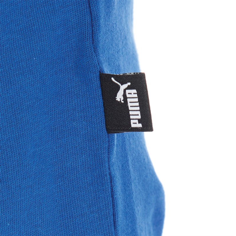 Puma Junior Boys Essentials Logo T-Shirt Cobalt Blue