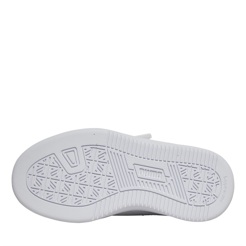 Puma Kids Caven 2.0 AC+ Trainers White/Silver/Blue