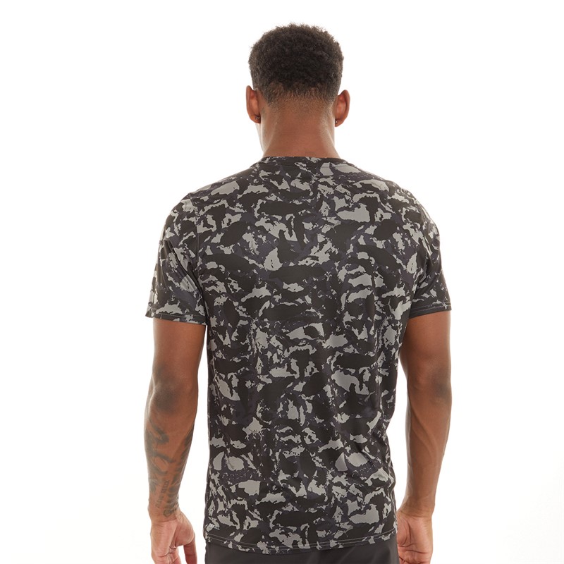 Puma Mens Train Favorites DryCELL Graphic Top Puma Black/Gray