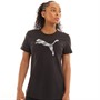 Puma Womens Sportstyle Cat T-Shirt Puma Black