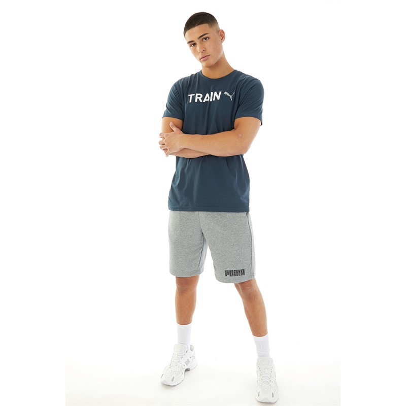 Puma Mens Sportstyle Shorts Medium Grey Heather