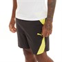 Puma Mens Fit Ultrabreathe 7 Inch Woven Shorts Black/Yellow